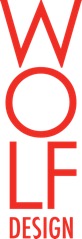 Wolf Design Logo Red